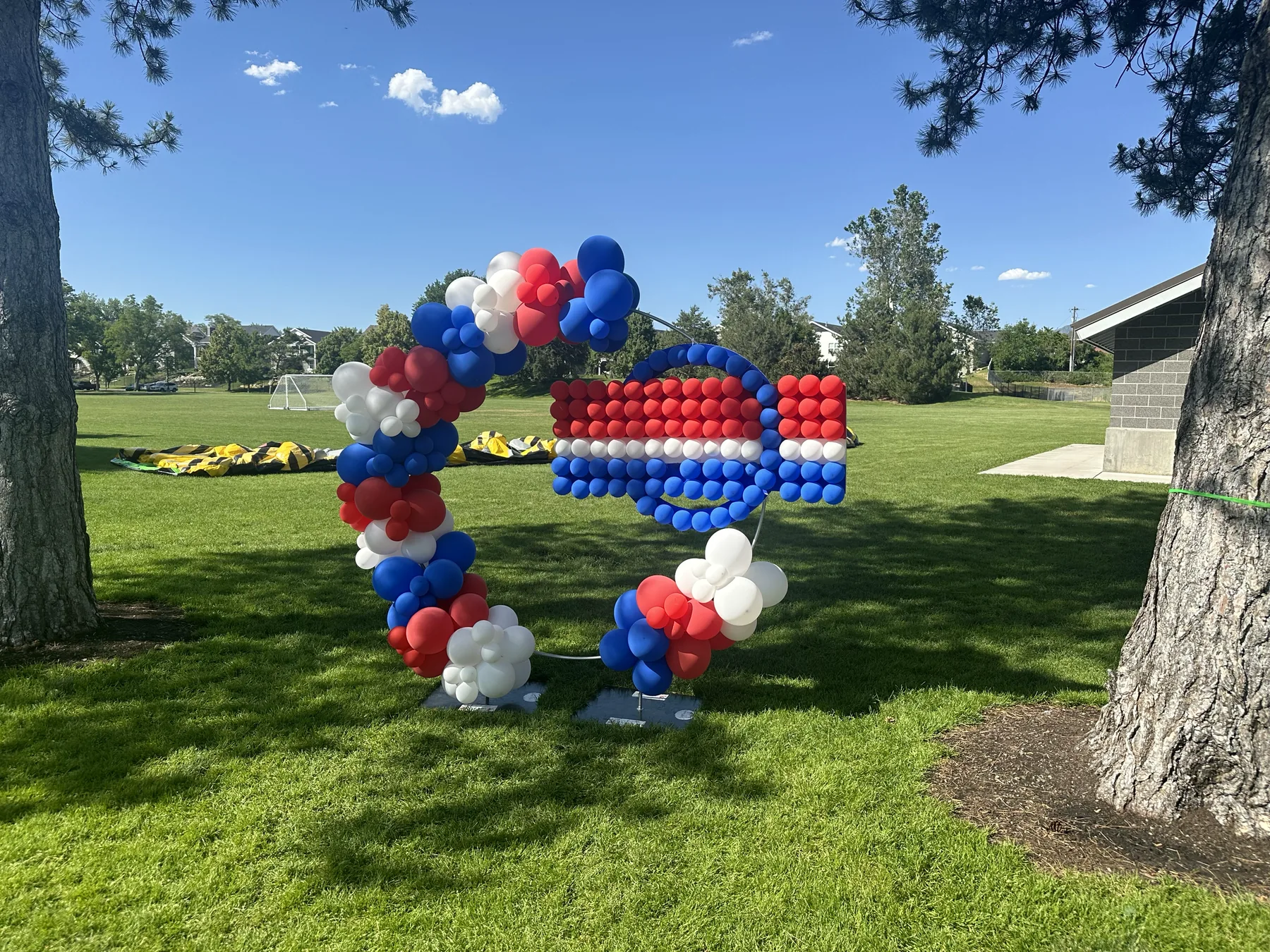 Large balloon photo opportunity for a Utah organization event